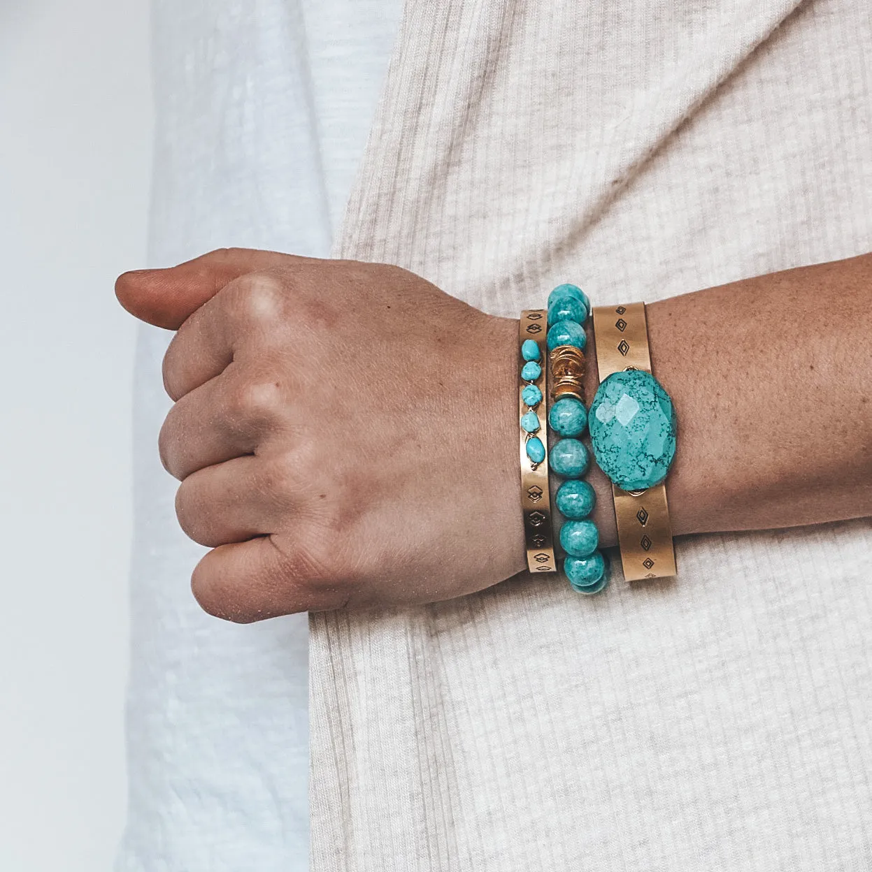 Selene Cuff - Turquoise Multi