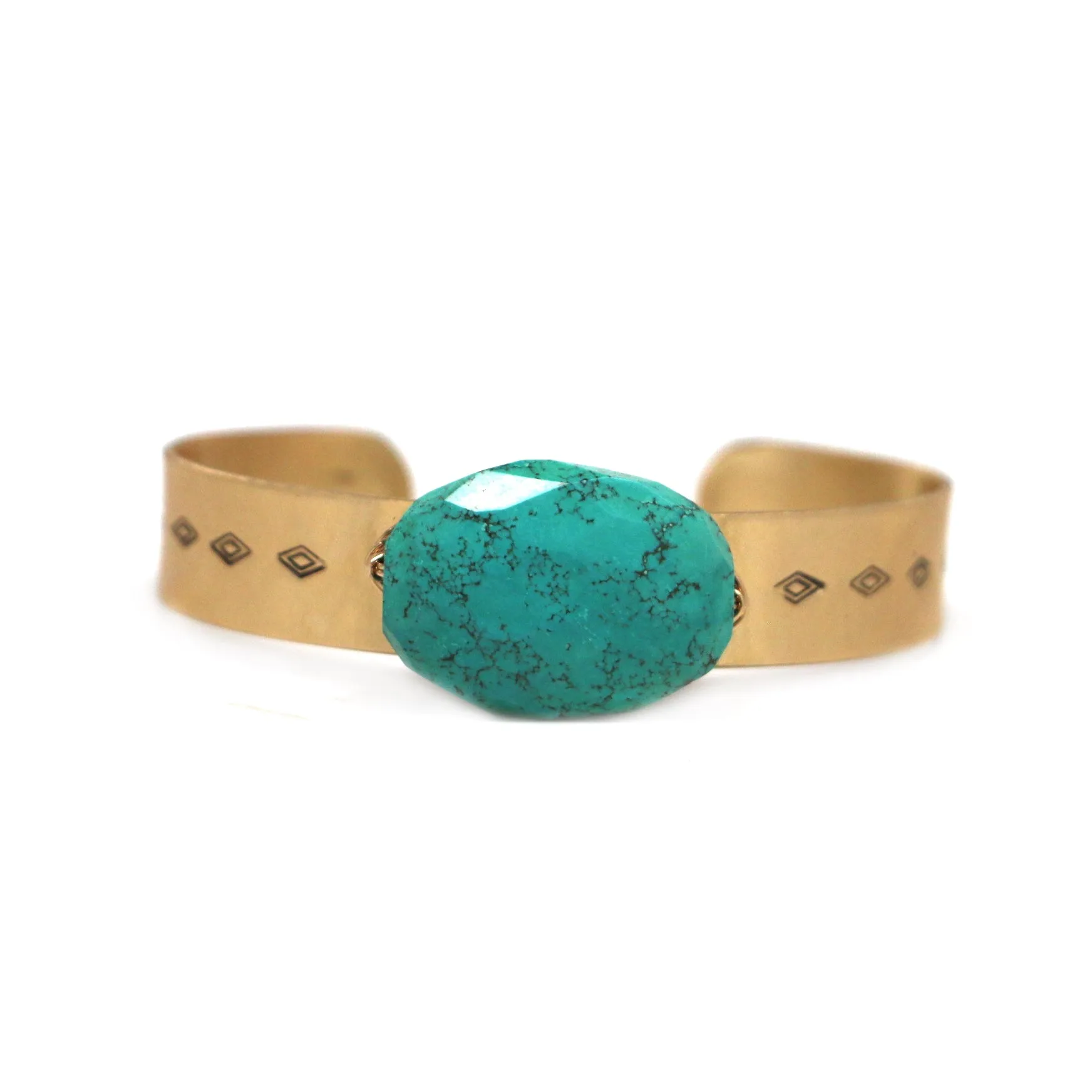 Selene Cuff - Turquoise Single