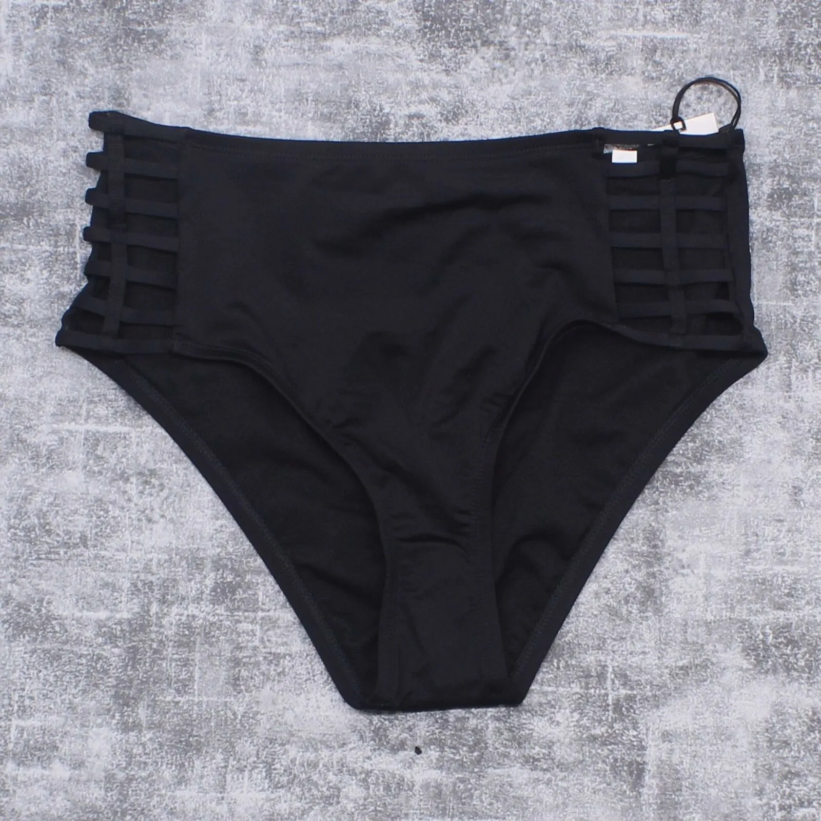 Shade & Shore Women's Caged High Waist Bikini Bottom