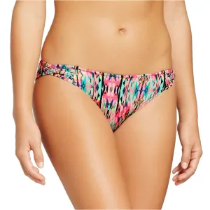 Shade & Shore Women's Cheeky Strappy Bikini Bright Multi-Color XS