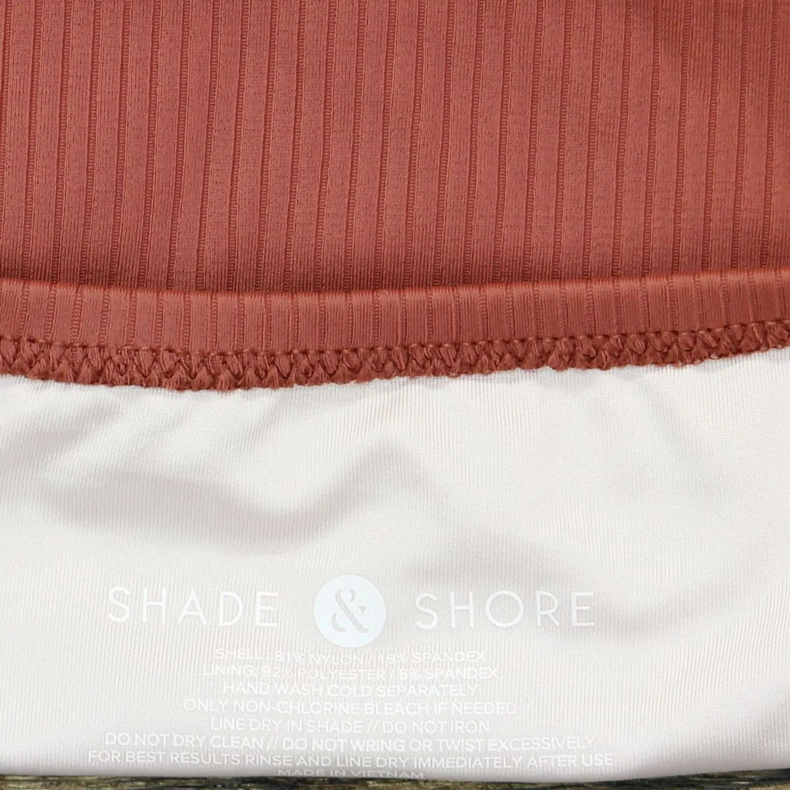 Shade & Shore Women's Ribbed Cheeky Bikini Bottom