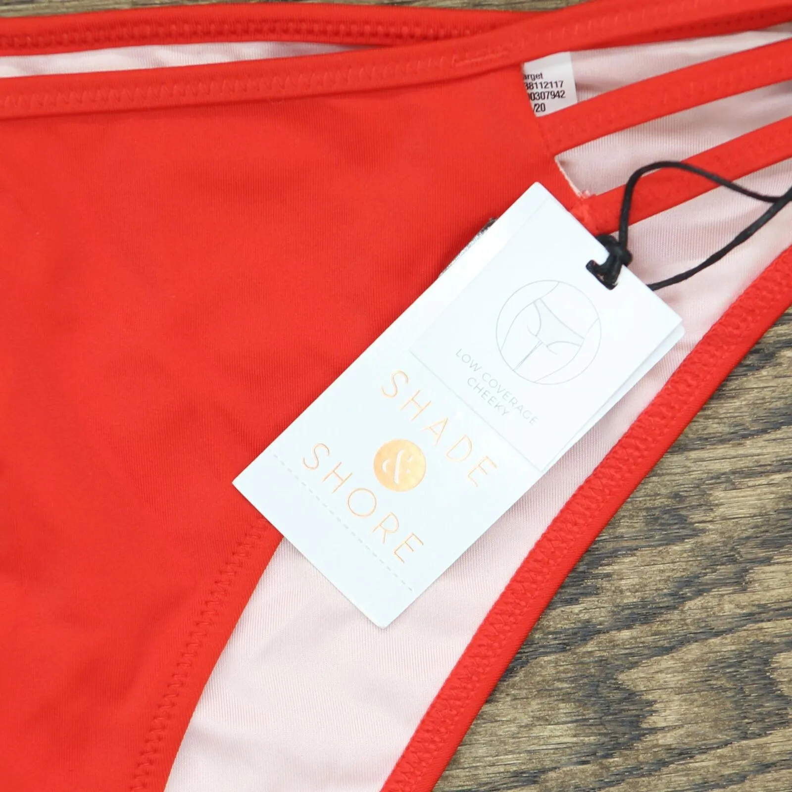 Shade & Shore Women's Strappy Side Cheeky Bikini Bottom AFP36