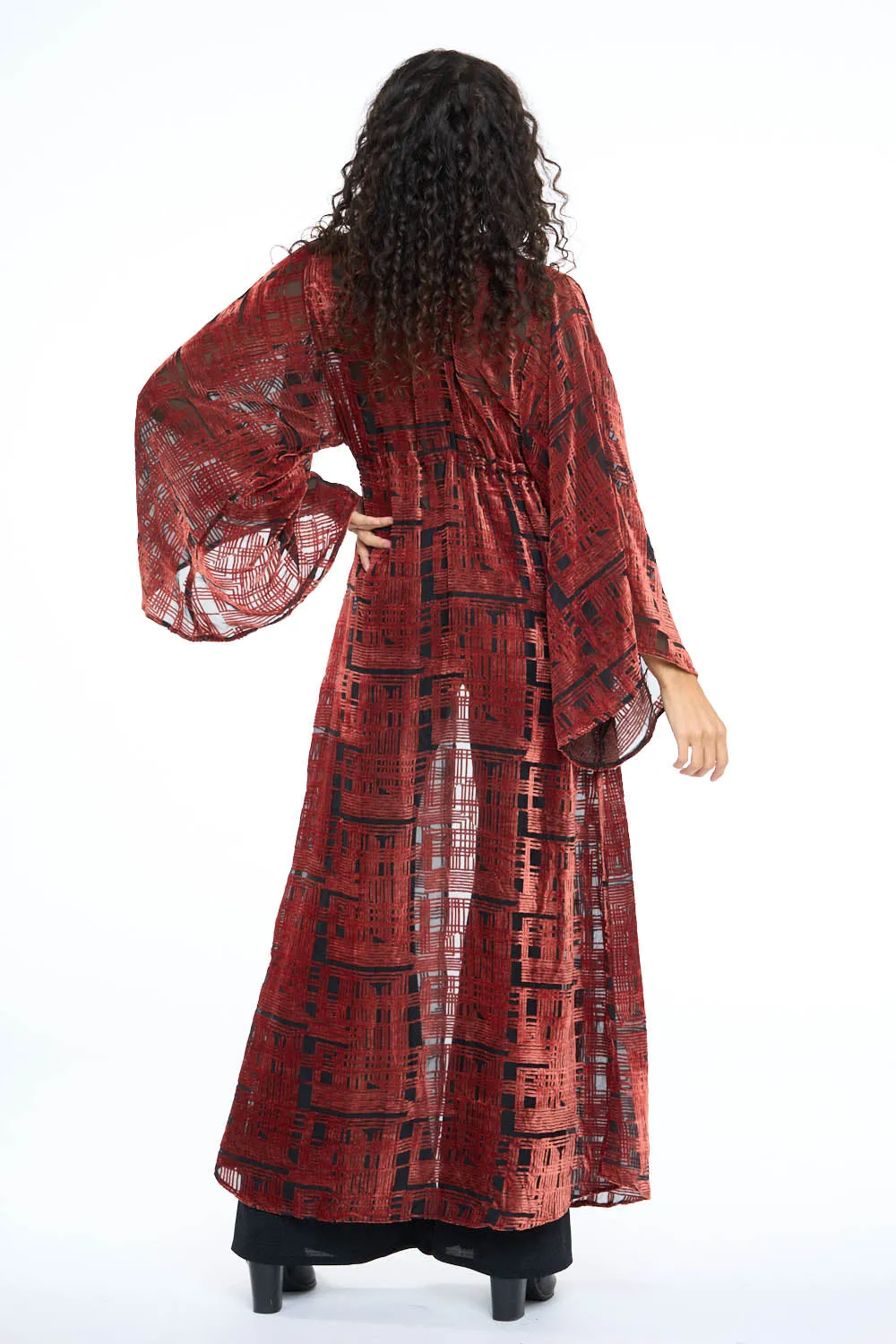 Sienna Burnout Velvet Gemini Leisure Robe