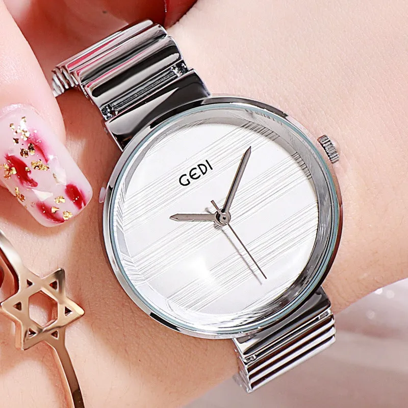 Simple Dial Without Scale Women's Watch