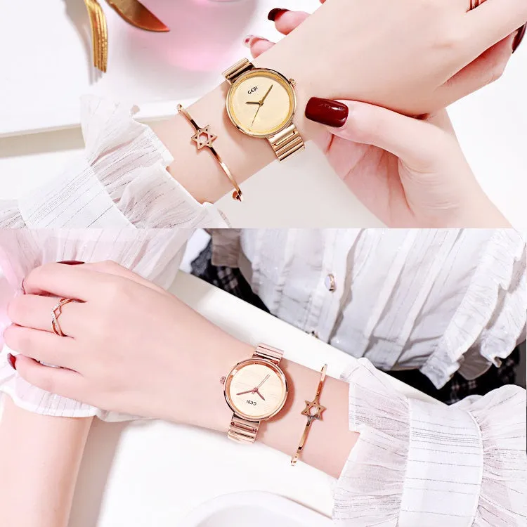 Simple Dial Without Scale Women's Watch