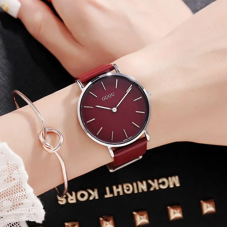 Simple Ultra-thin Strap Women's Watch