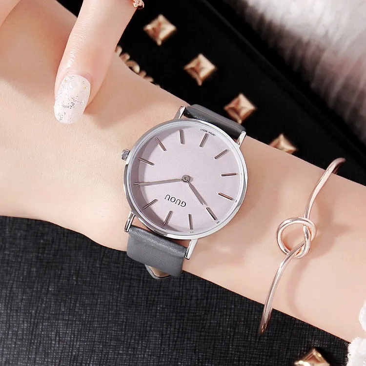 Simple Ultra-thin Strap Women's Watch