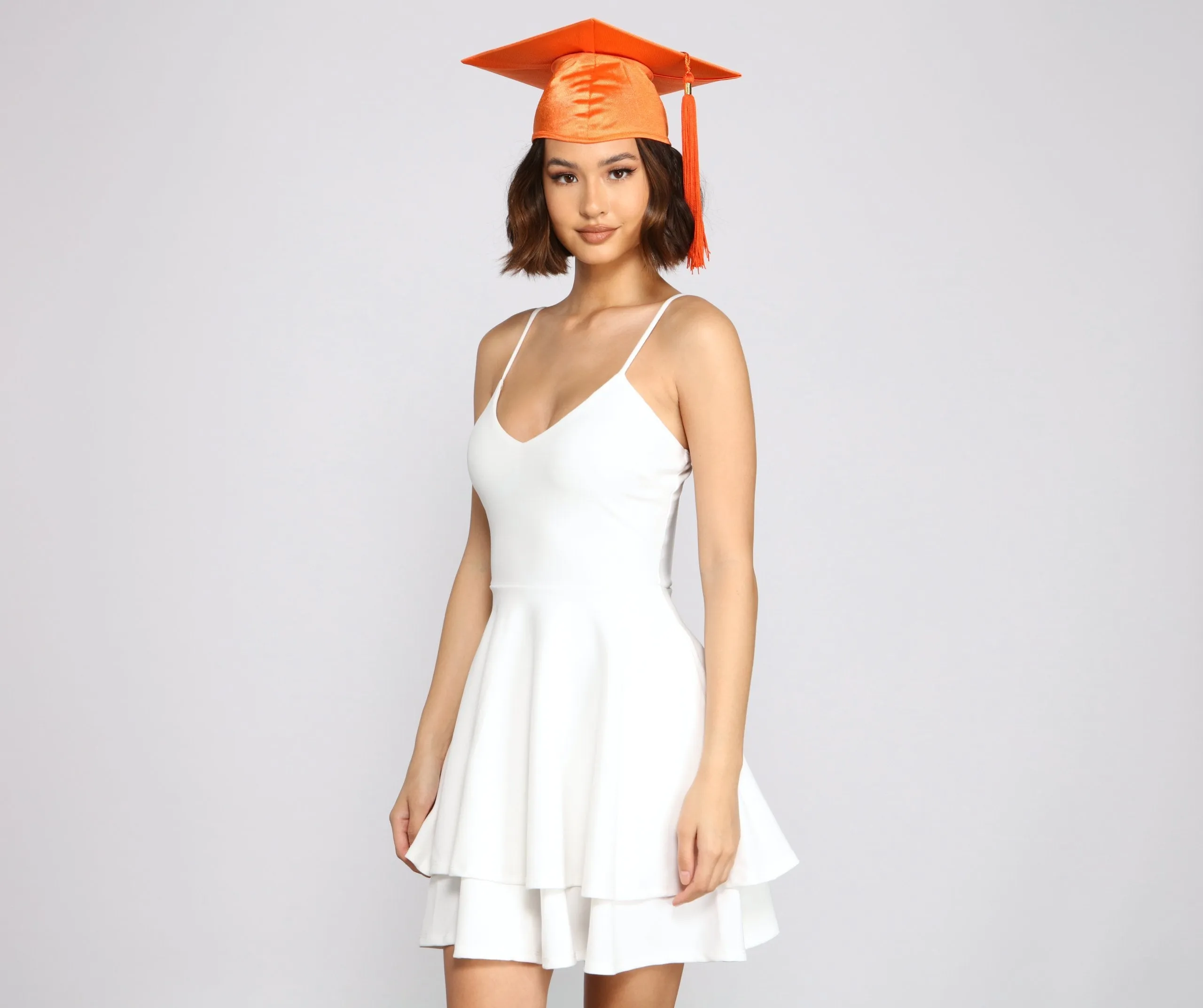 Simply Adorable Stylish Layered Skater Dress
