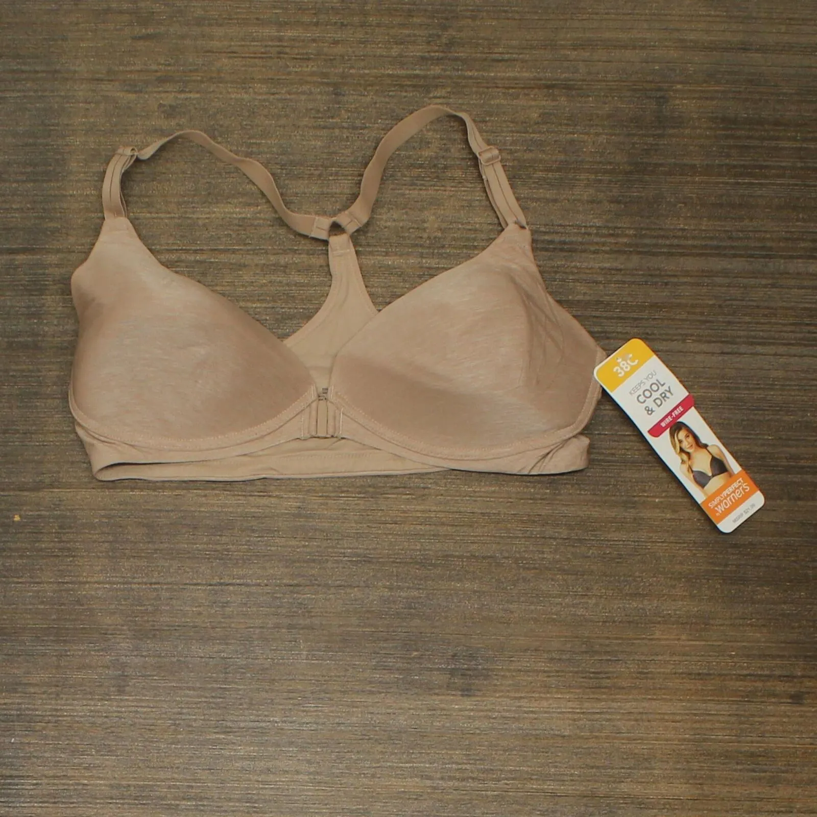 Simply Perfect by Warner's Women's Cooling Racerback Wirefree Bra RM4281T