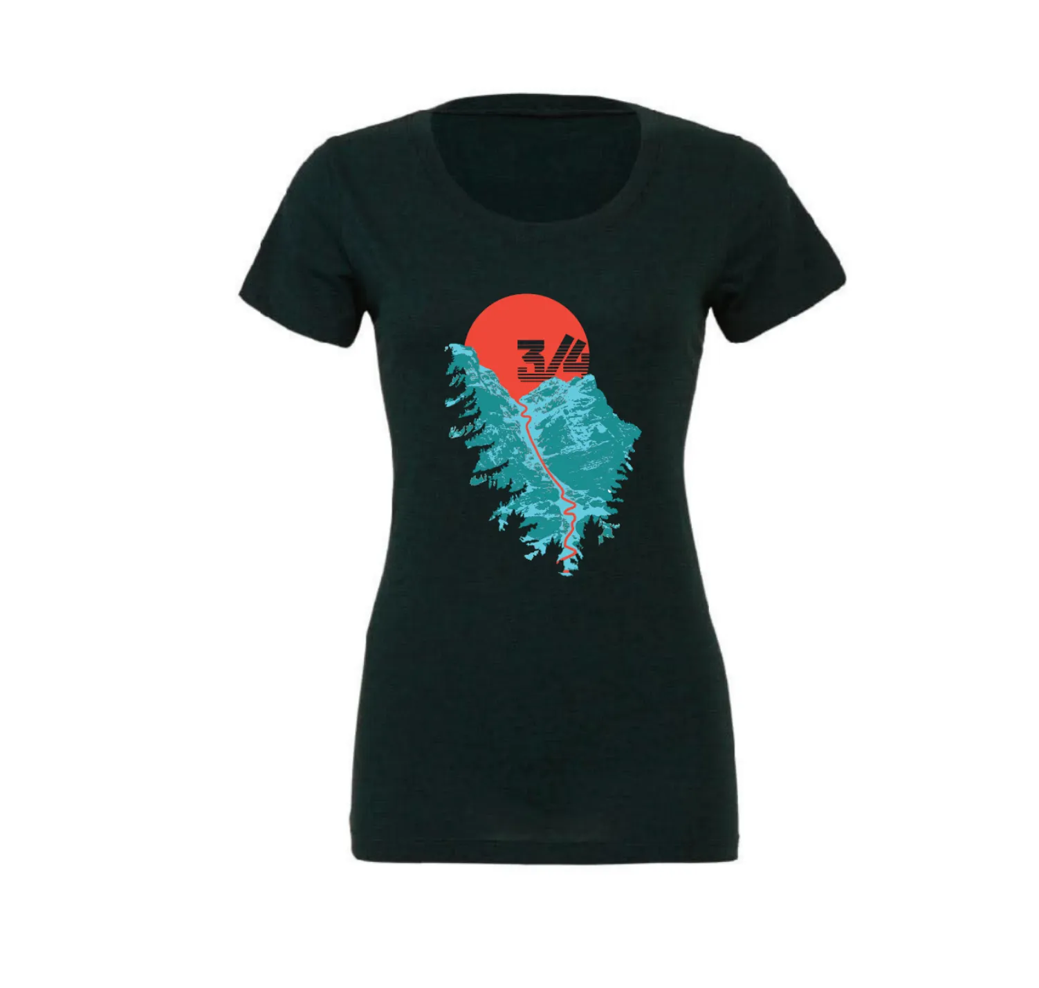 SkiUphill x Katie Barron T-Shirt - 3/4 (Women's)