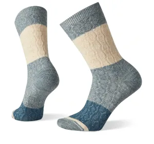 SmartWool Women's Color Block Cable Crew Socks