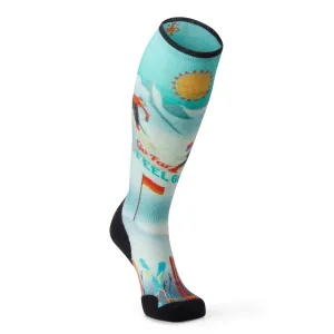 Smartwool Women's Ski Targeted Cushion Snow Bunny Print Over The Calf Socks 2025