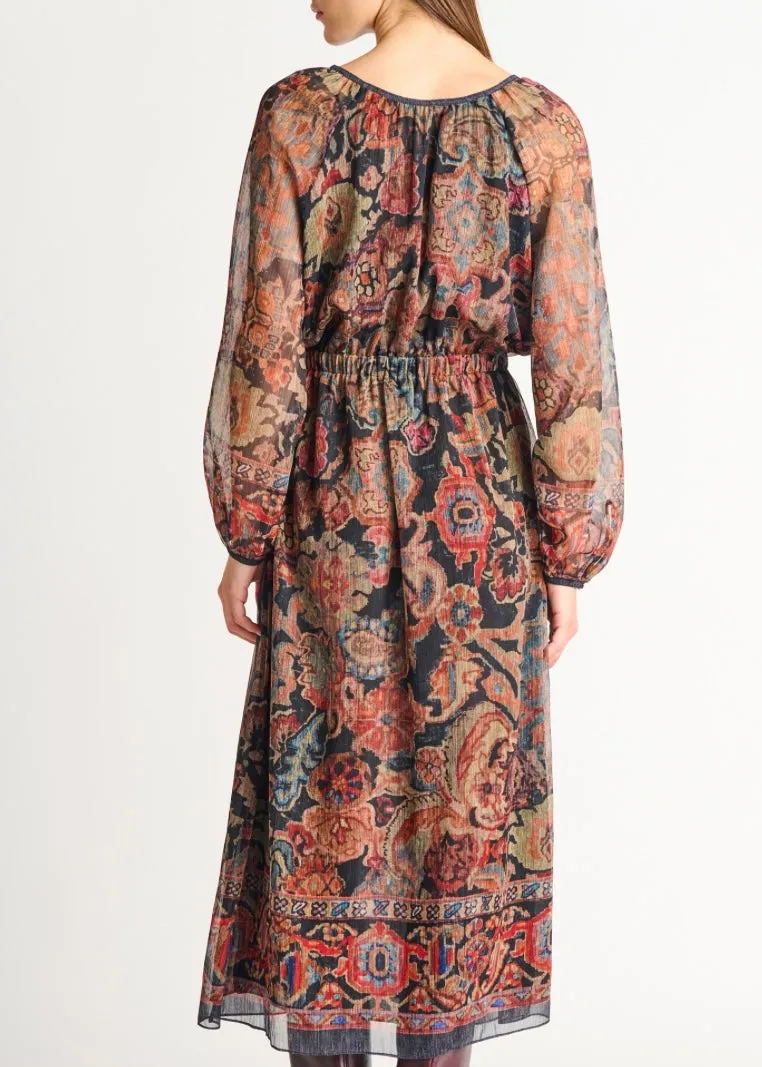 Smocked Midi Dress