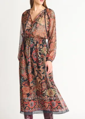 Smocked Midi Dress