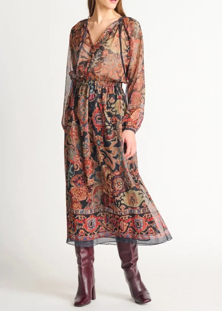 Smocked Midi Dress
