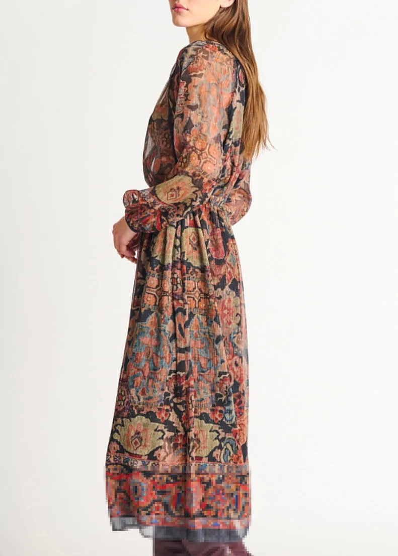 Smocked Midi Dress