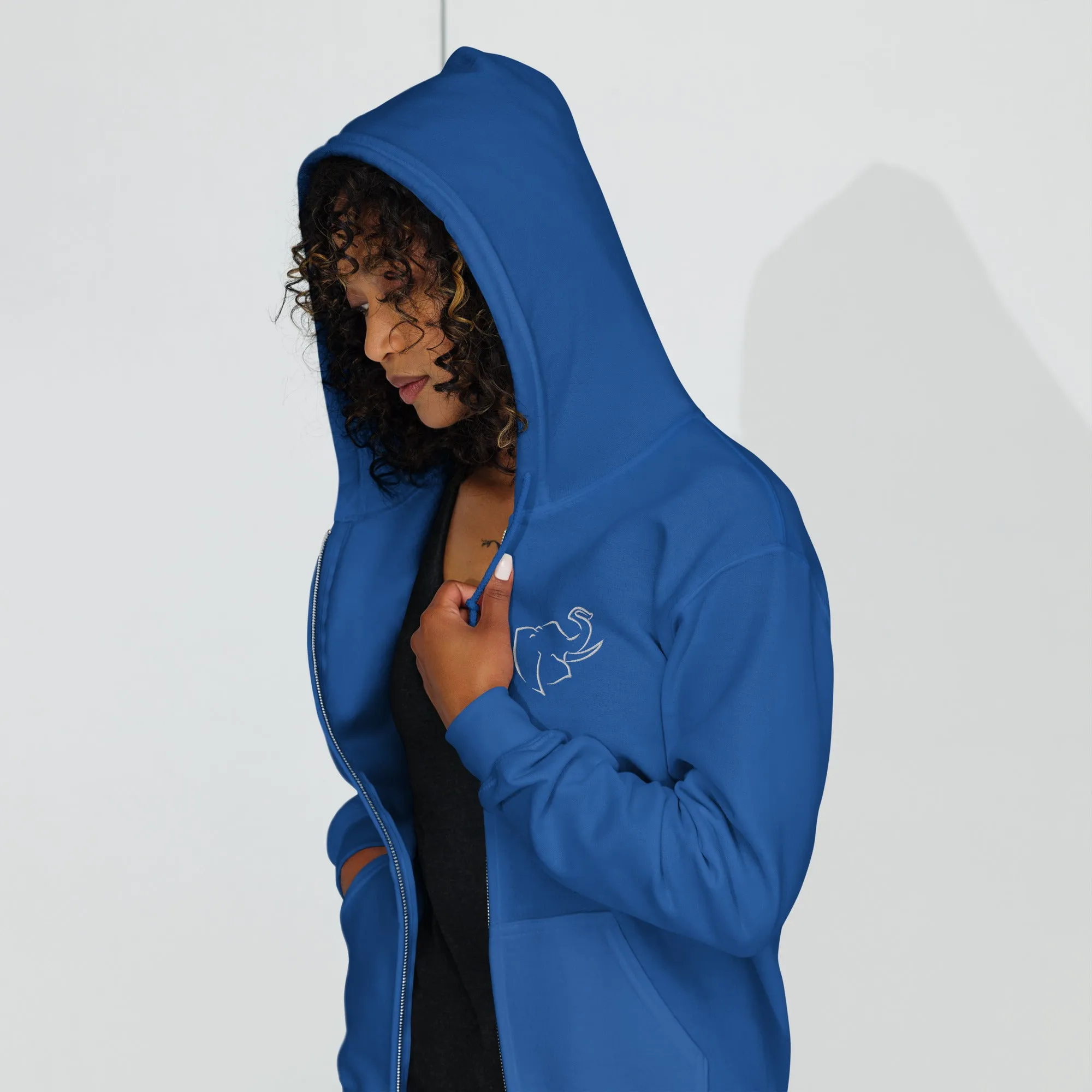 SO ELEPHANT WOMEN'S "EVERYTHING" ZIP UP EMBROIDERED FRONT LOGO