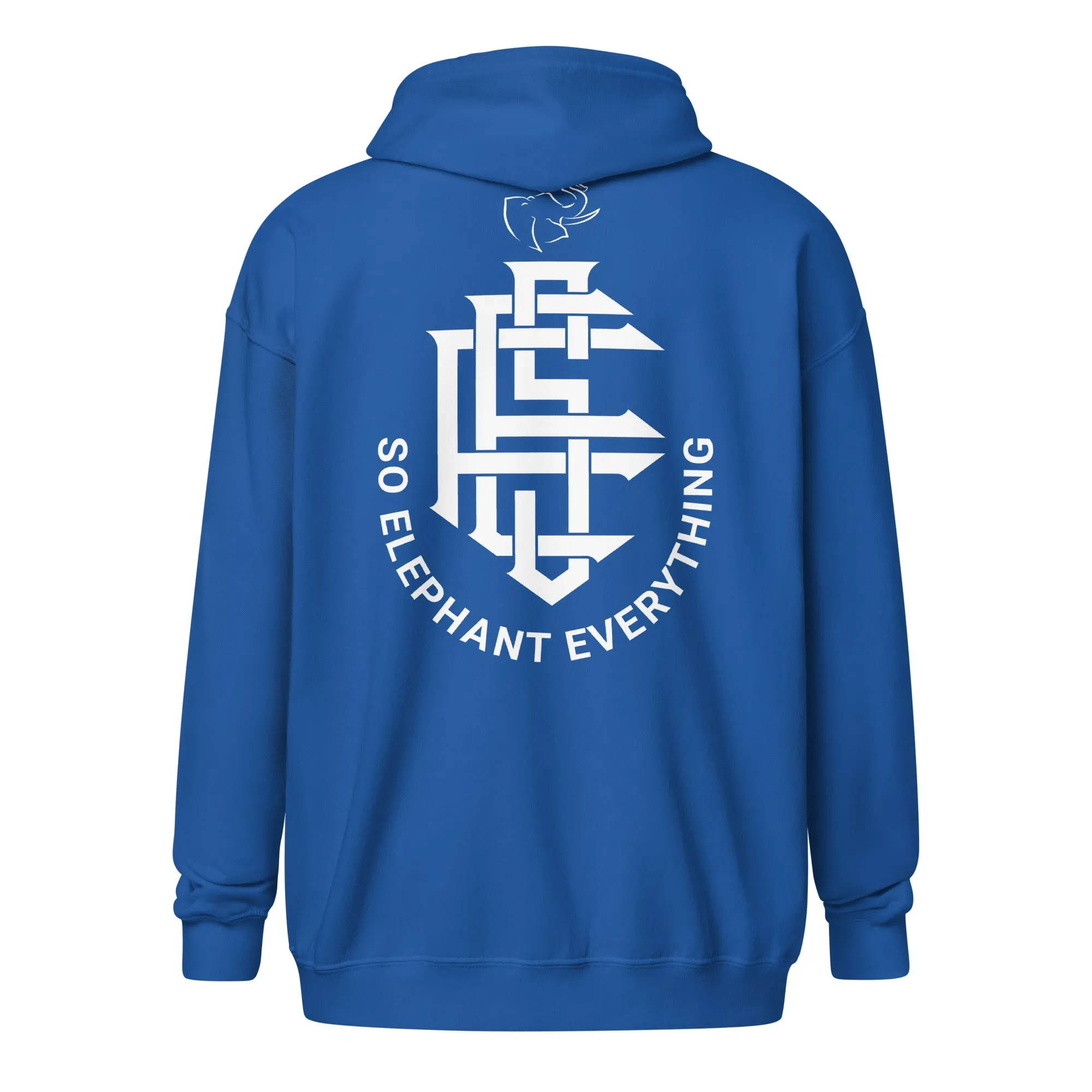 SO ELEPHANT WOMEN'S "EVERYTHING" ZIP UP EMBROIDERED FRONT LOGO