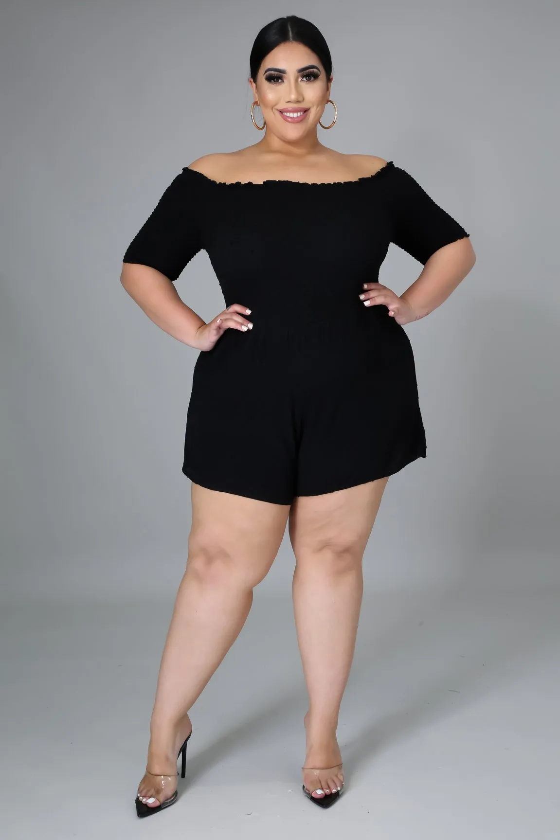 SO FLIRTY ROMPER | PLUS