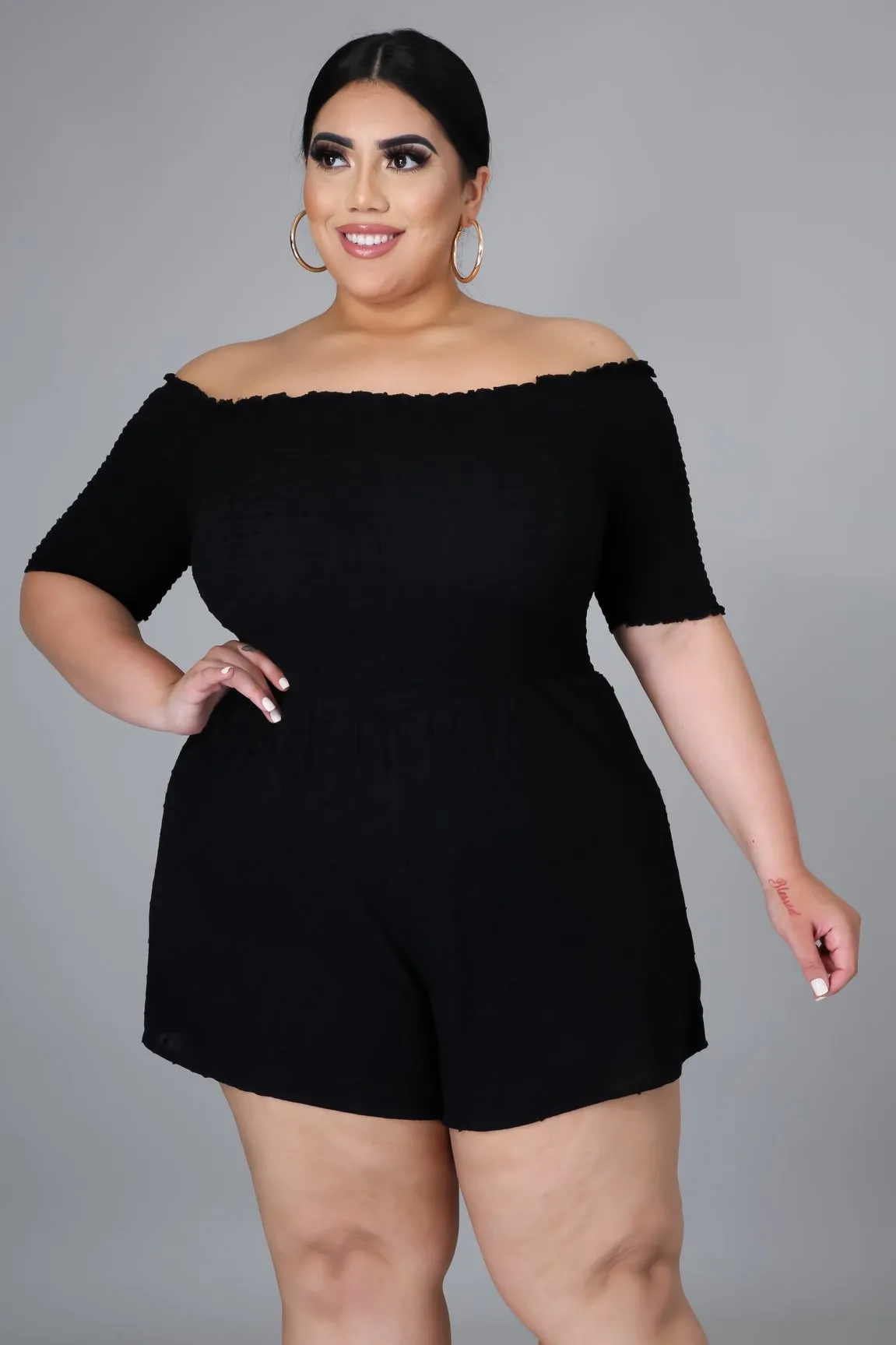 SO FLIRTY ROMPER | PLUS