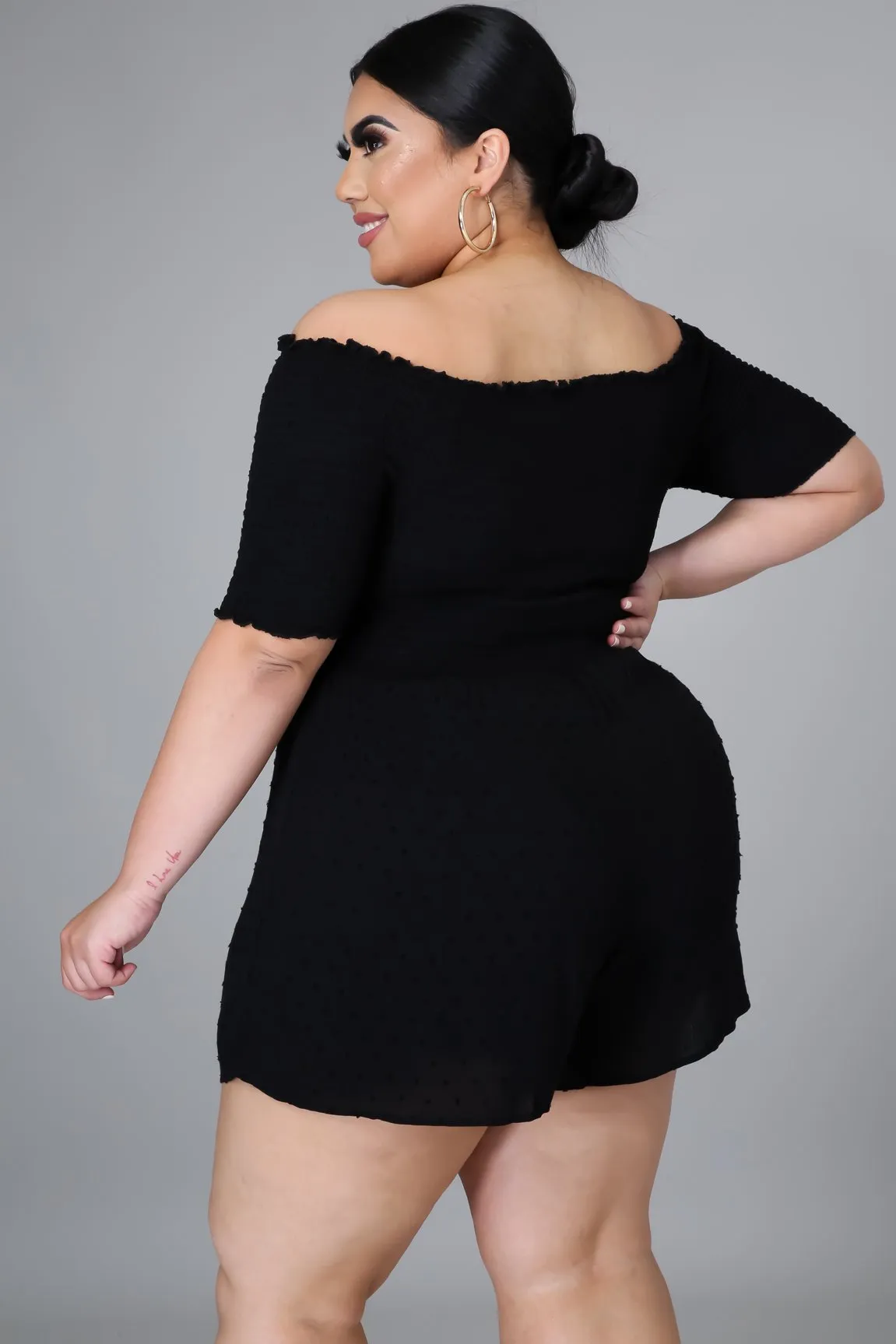 SO FLIRTY ROMPER | PLUS