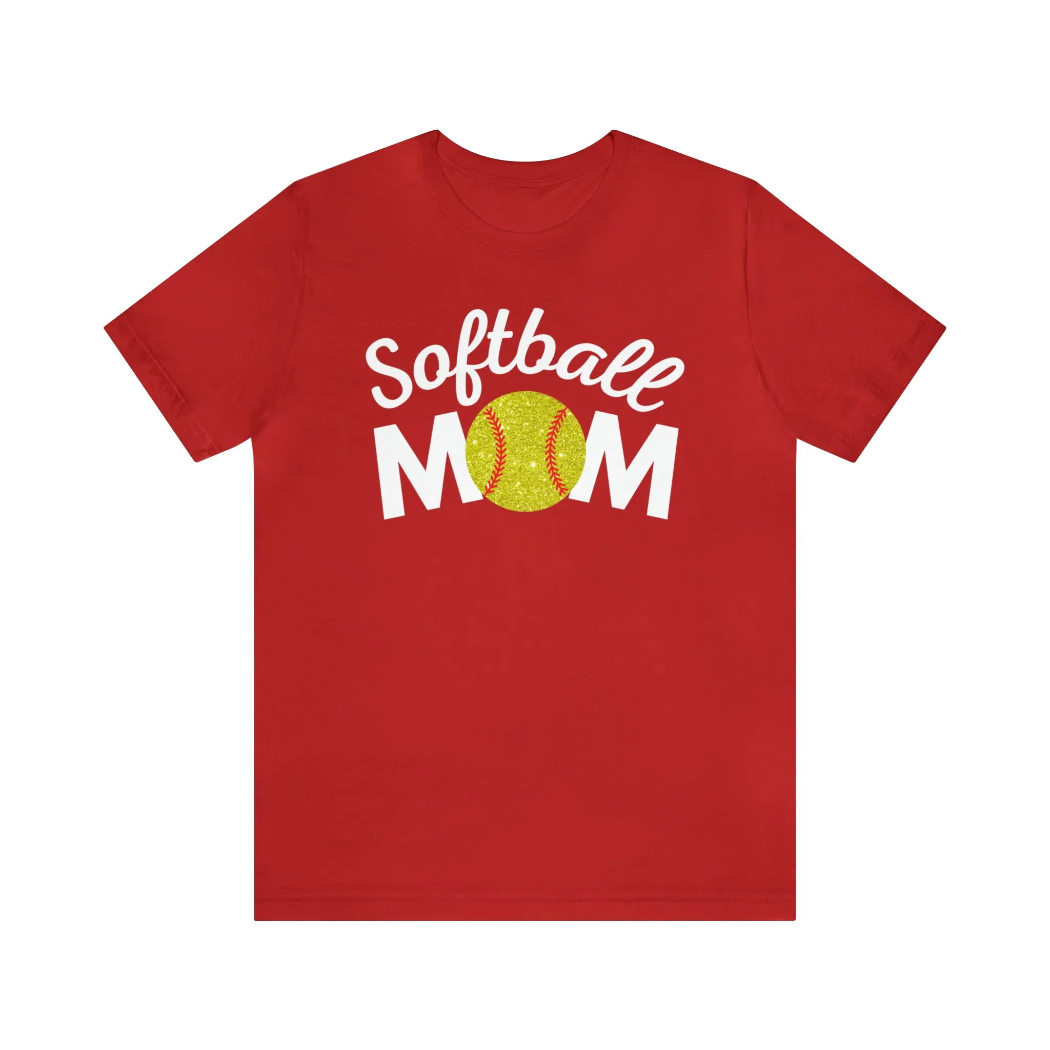 Softball Mom Shimmer Short Sleeve Tee