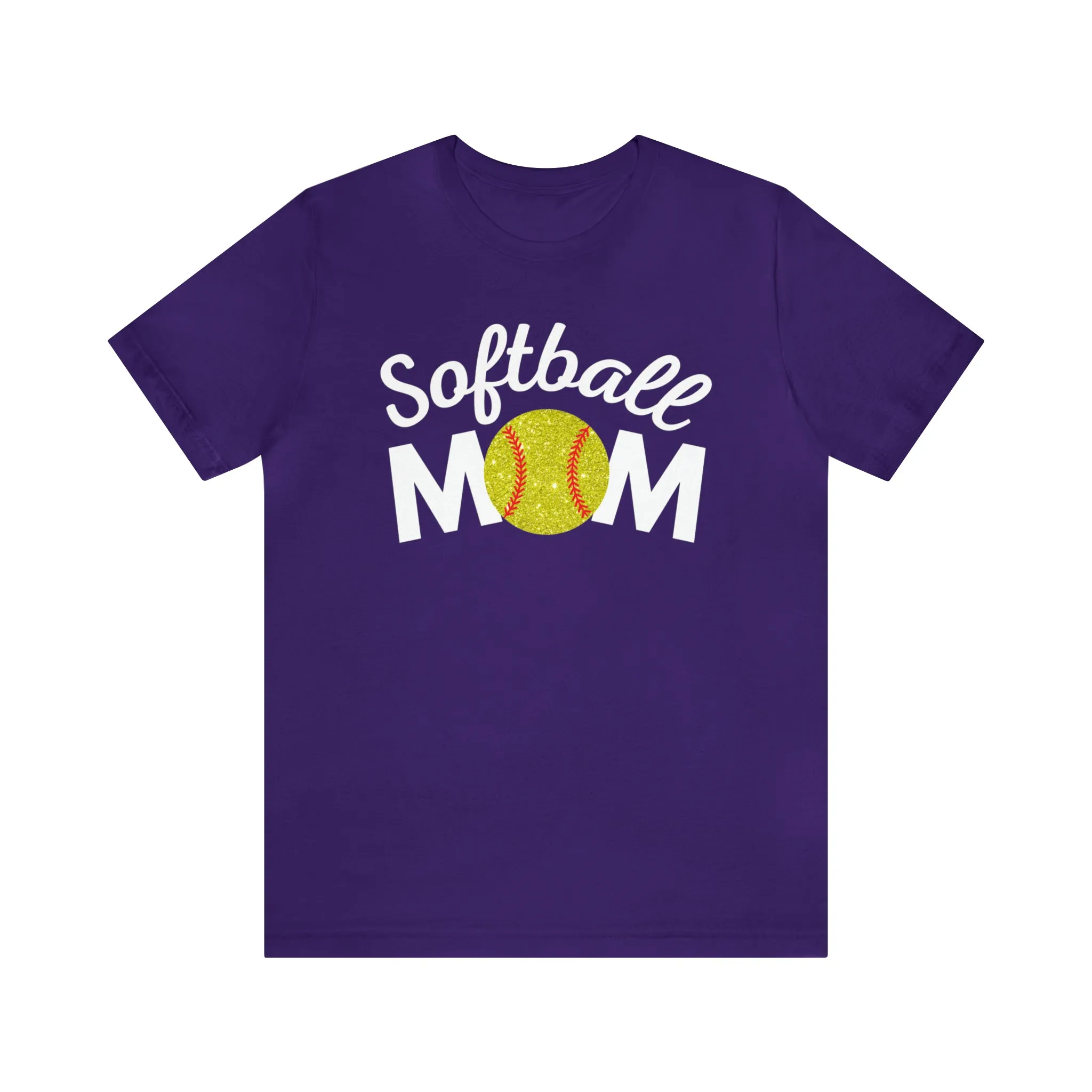 Softball Mom Shimmer Short Sleeve Tee