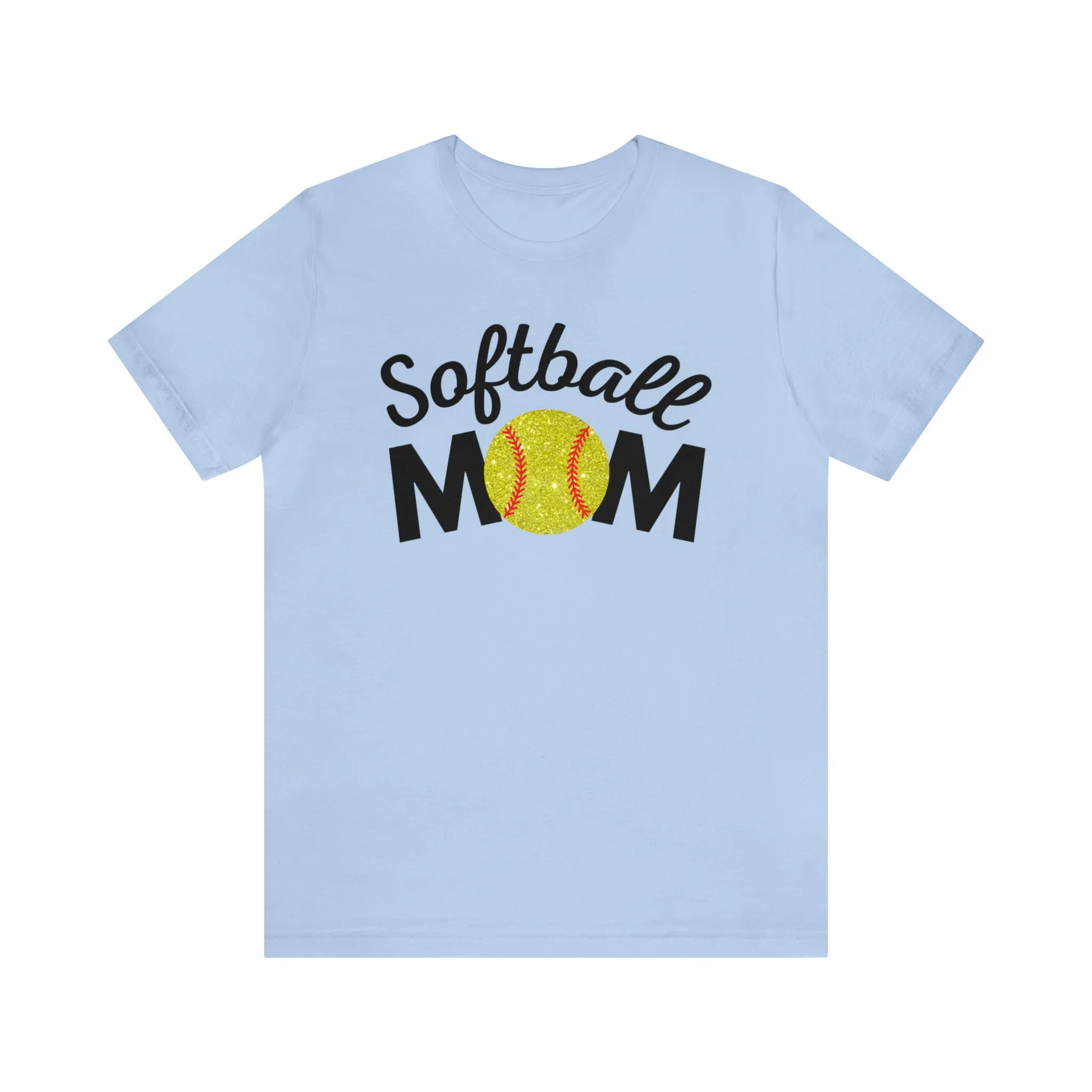 Softball Mom Shimmer Short Sleeve Tee