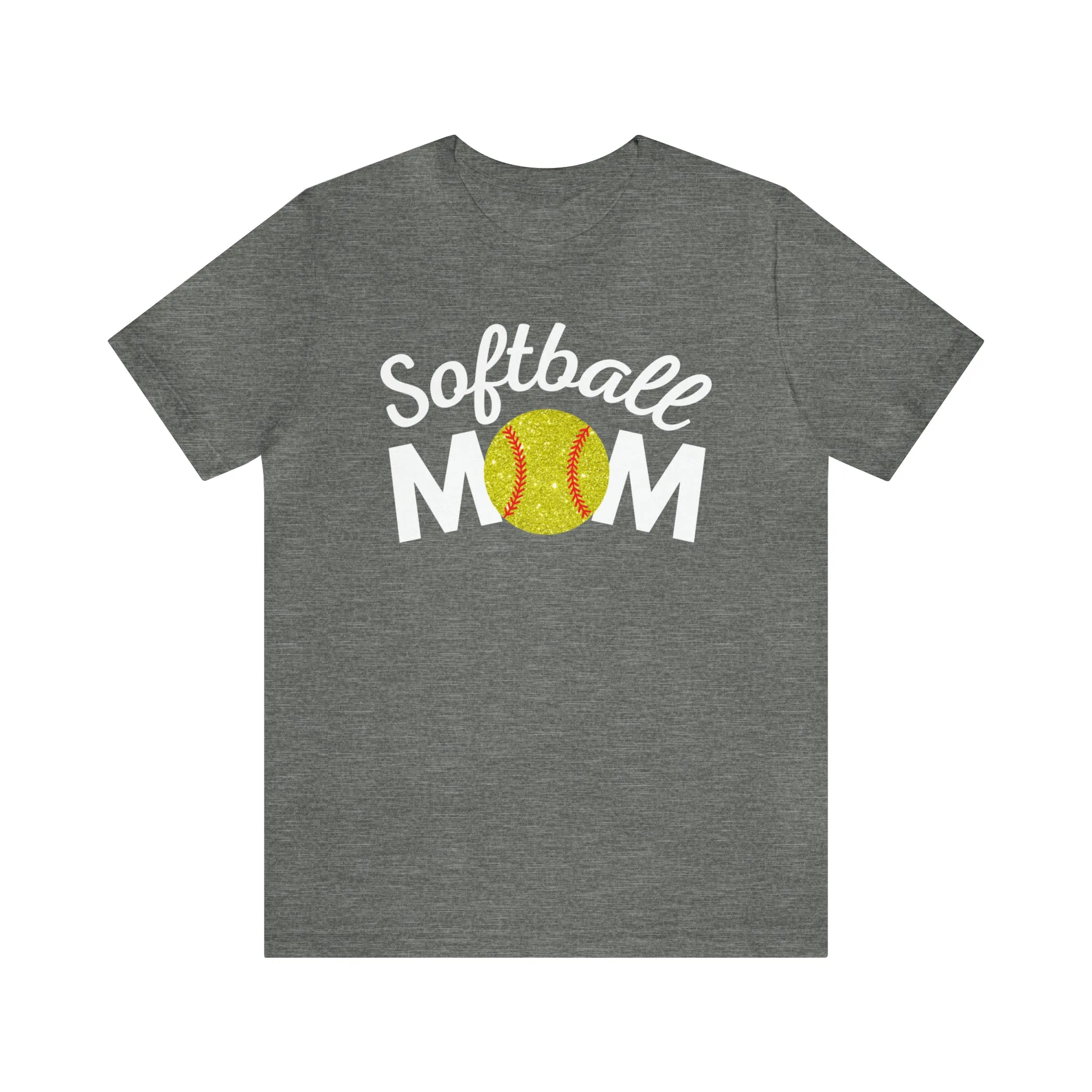 Softball Mom Shimmer Short Sleeve Tee