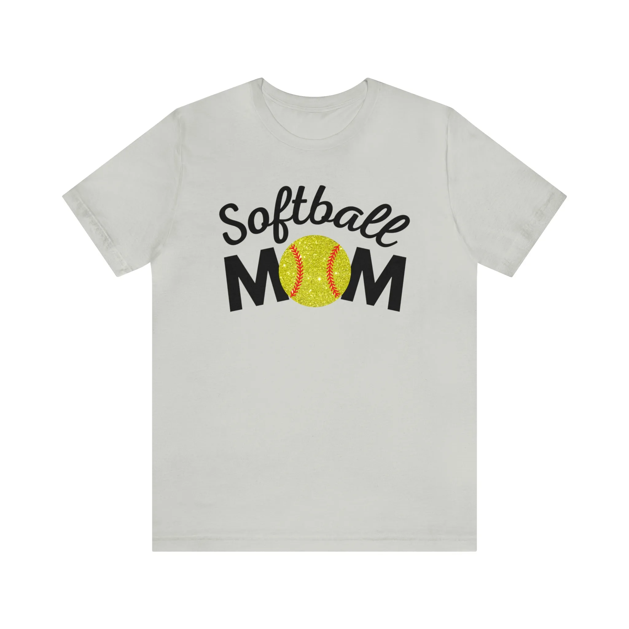 Softball Mom Shimmer Short Sleeve Tee