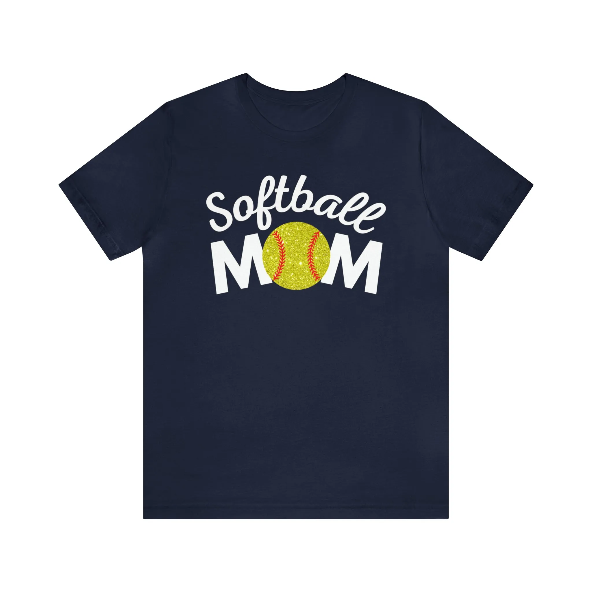 Softball Mom Shimmer Short Sleeve Tee