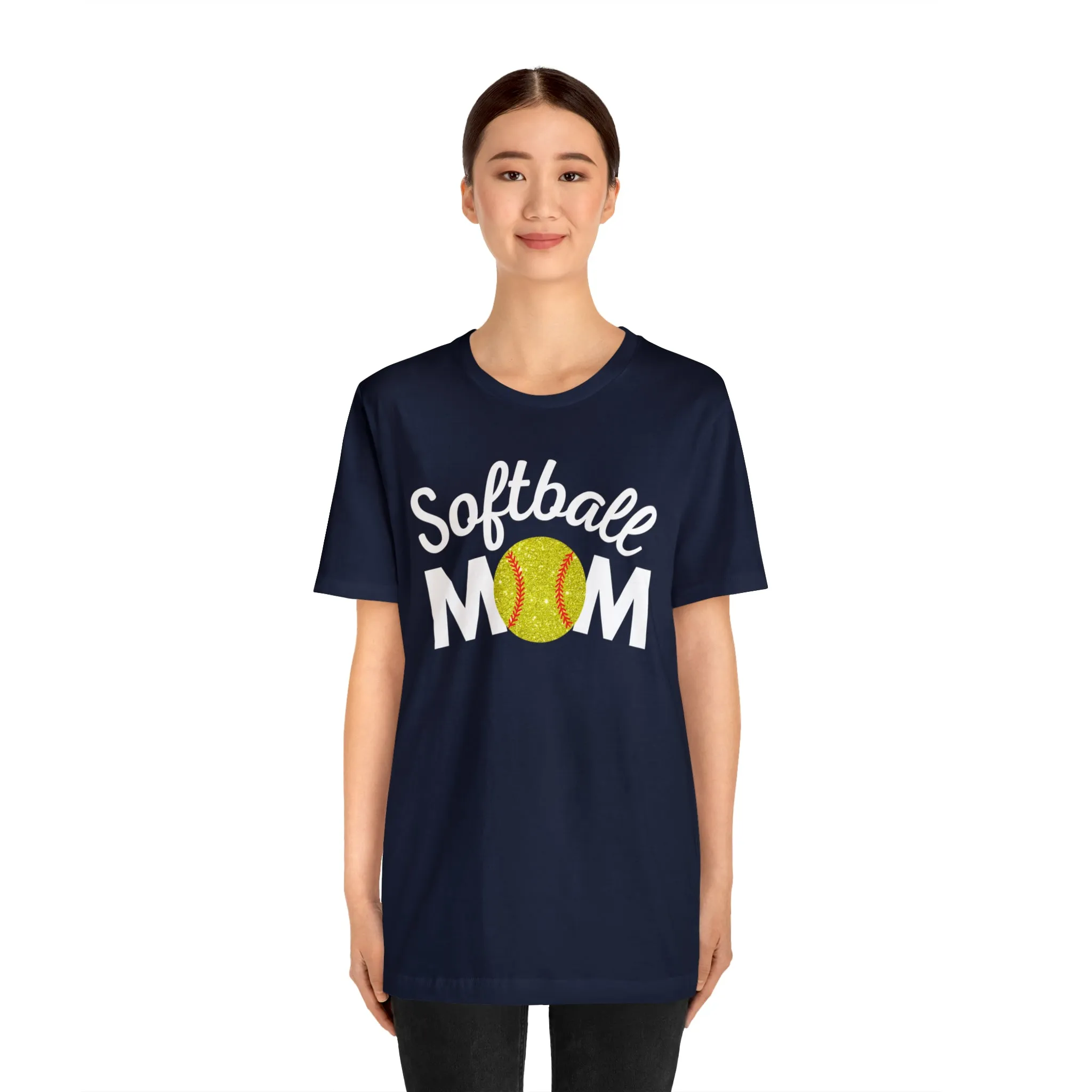 Softball Mom Shimmer Short Sleeve Tee