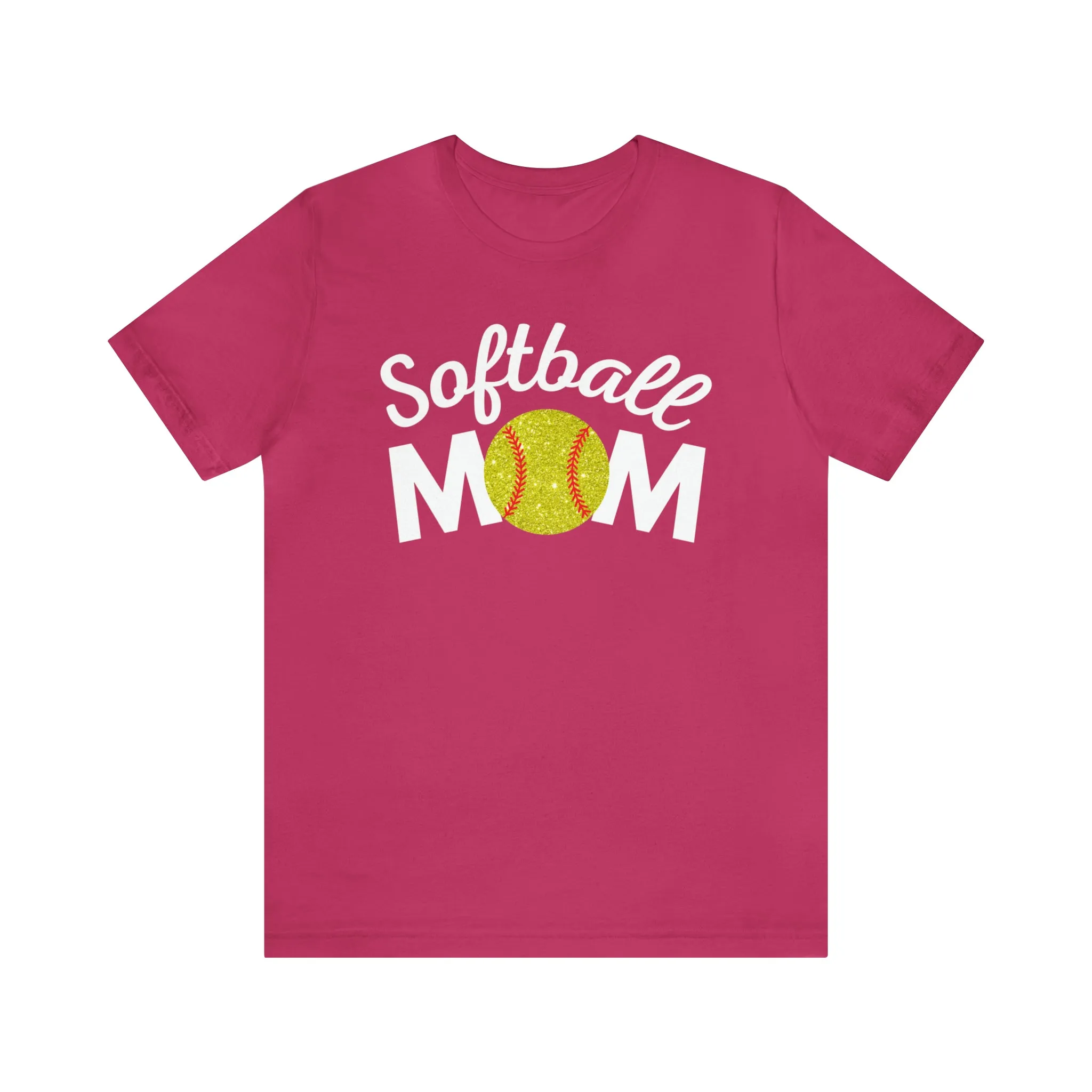 Softball Mom Shimmer Short Sleeve Tee