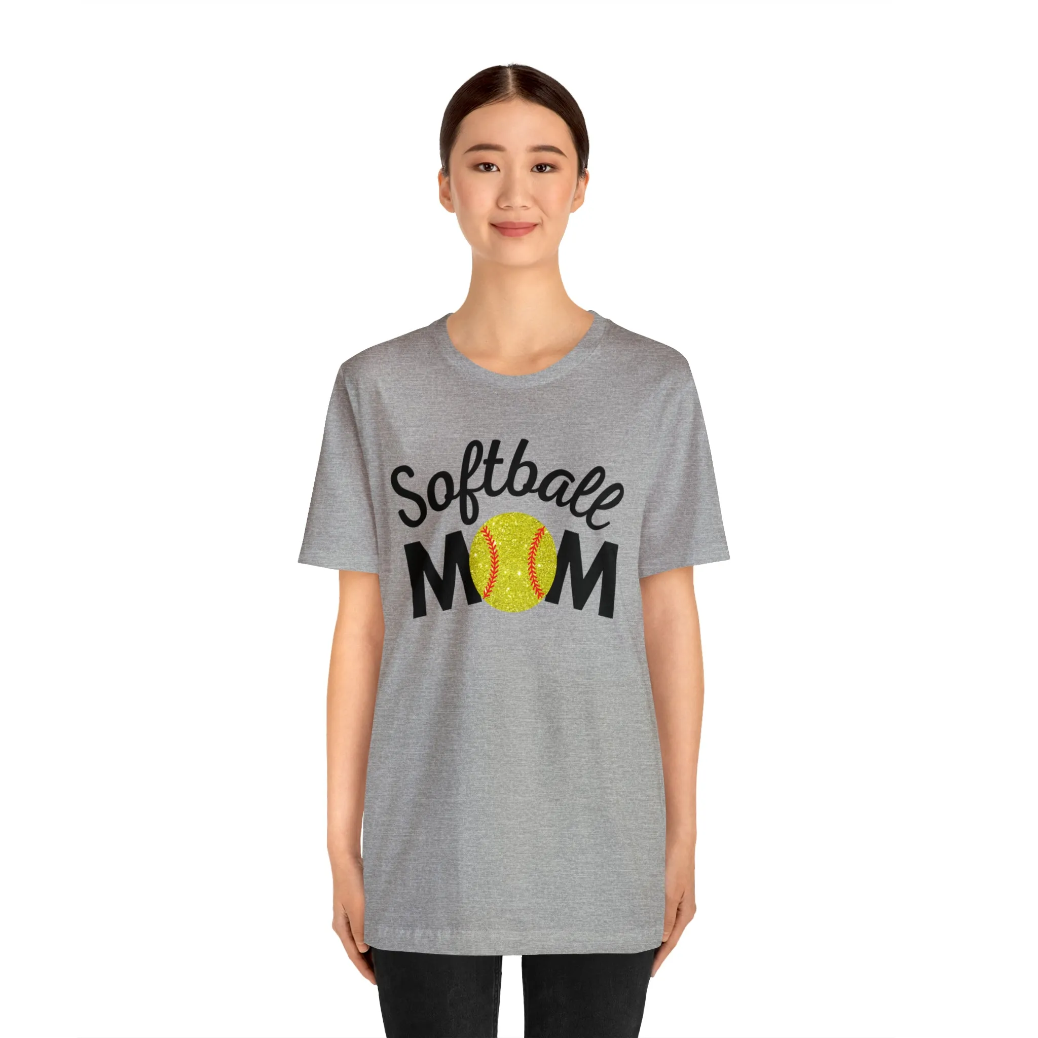 Softball Mom Shimmer Short Sleeve Tee