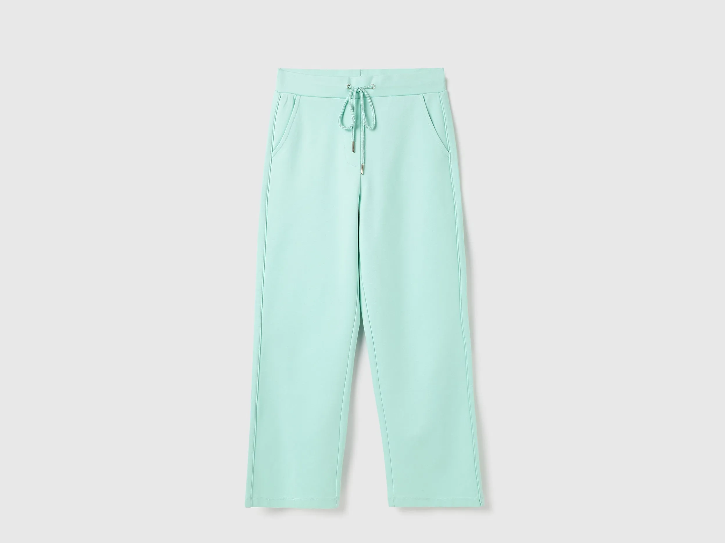 Solid Straight Fit Trousers