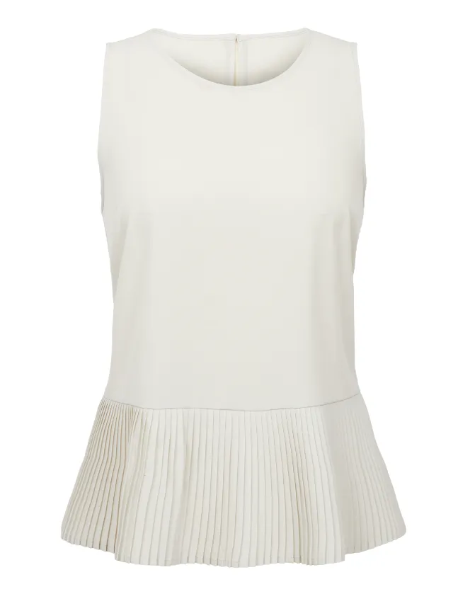 Spanx Yes, Pleats! Tank - White Cloud