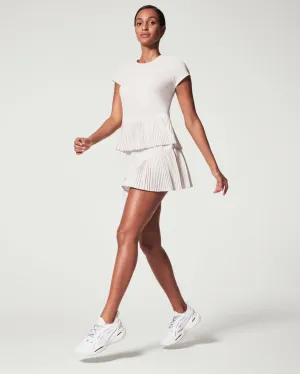 SPANX | Yes, Pleats! Tee {White Cloud}