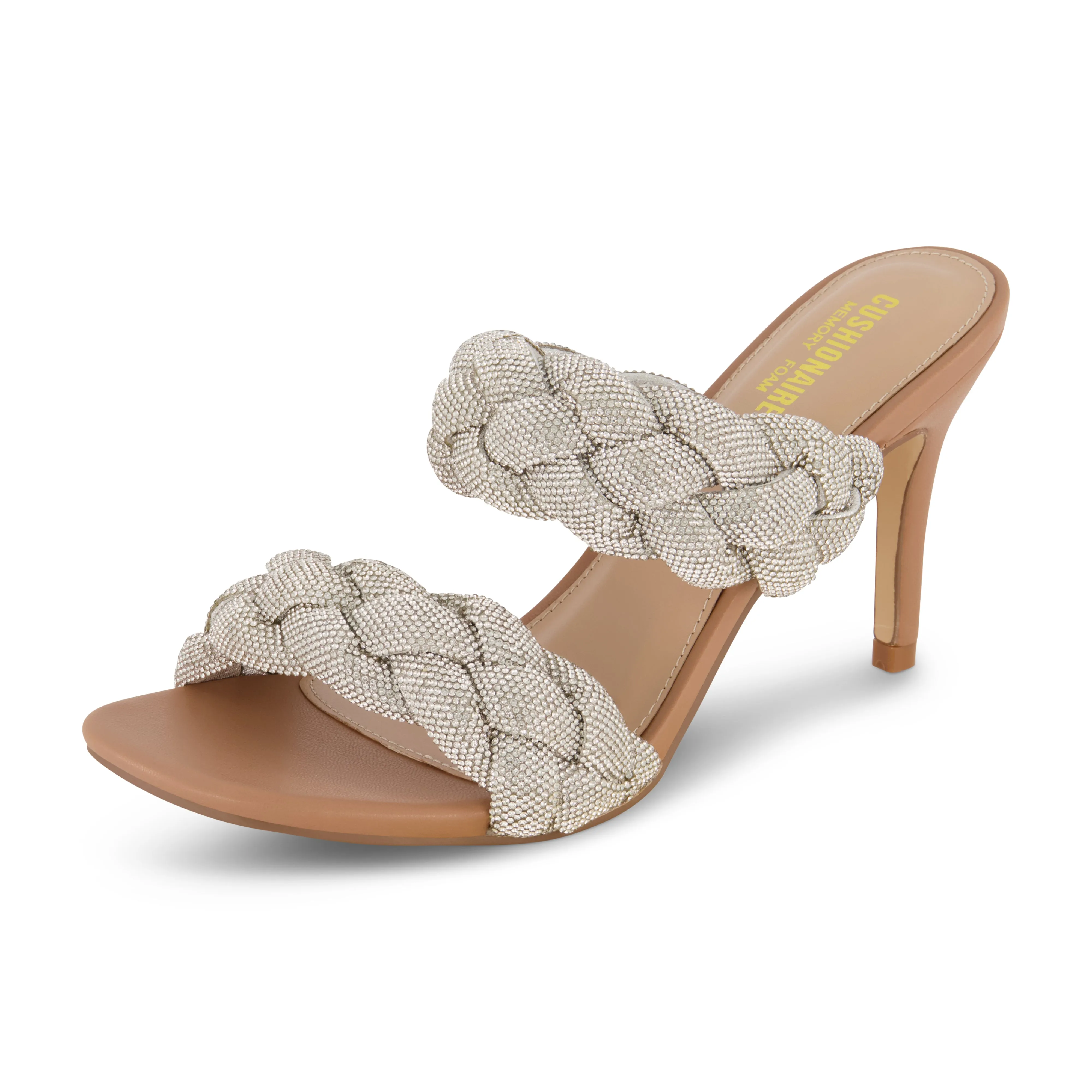 Sparkle Braided Rhinestone Dress Heel