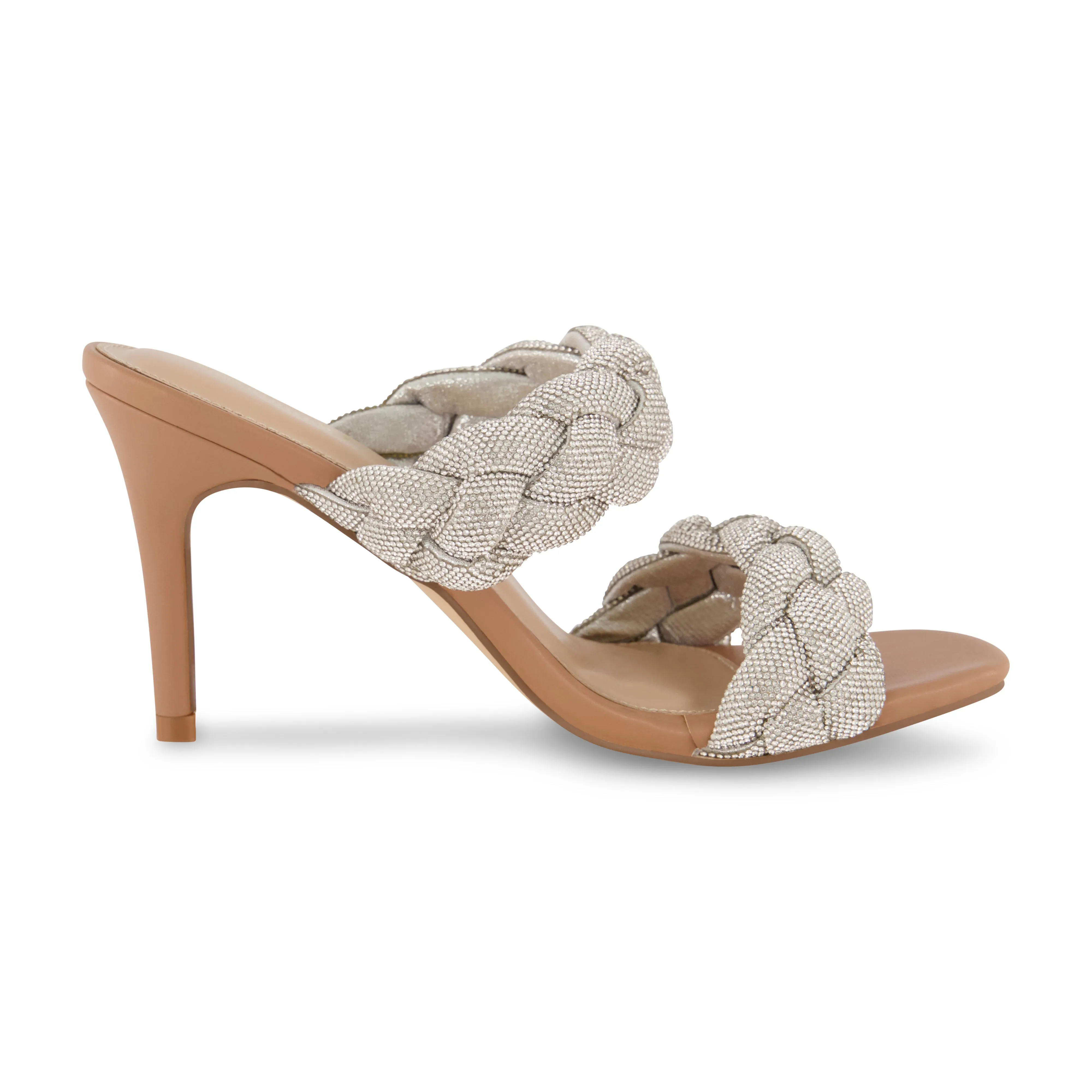 Sparkle Braided Rhinestone Dress Heel