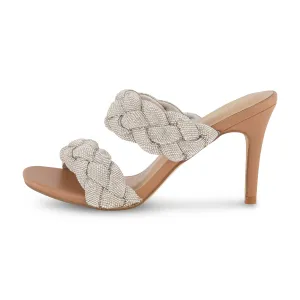 Sparkle Braided Rhinestone Dress Heel