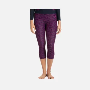 Speedo Boomstar Allover Printed Active Women's Capri -True Navy/Electric Pink