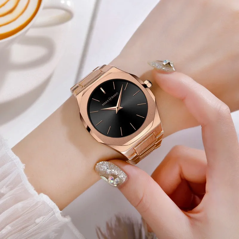 Square Dial Waterproof Women's Watch