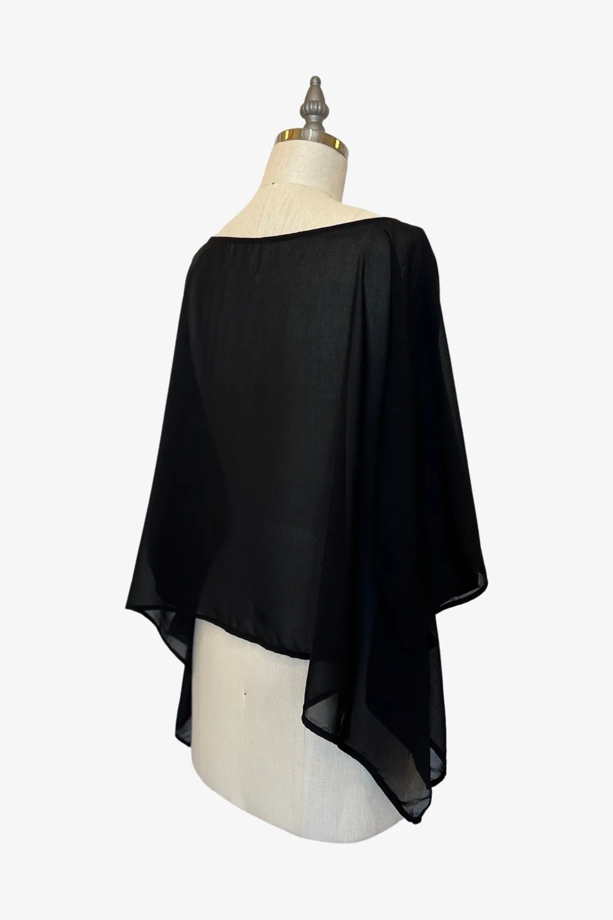 Square Top | Sheer Black