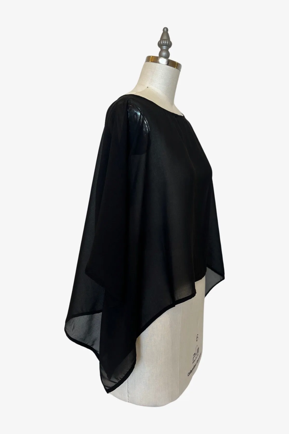 Square Top | Sheer Black