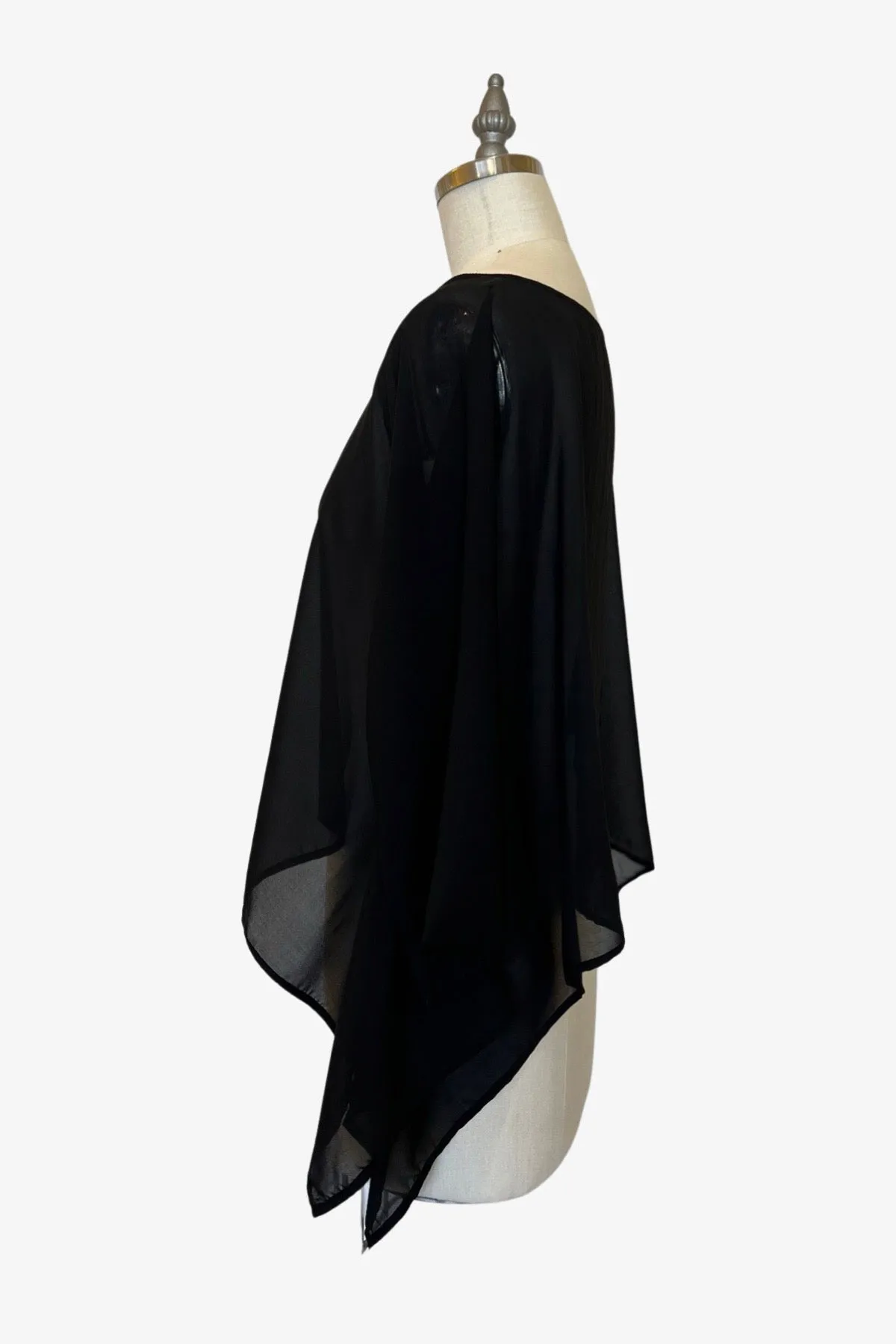 Square Top | Sheer Black