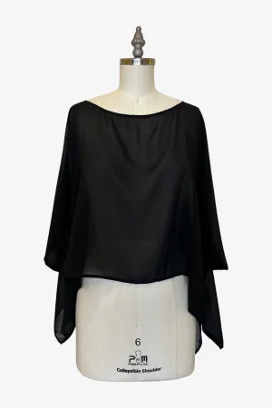 Square Top | Sheer Black