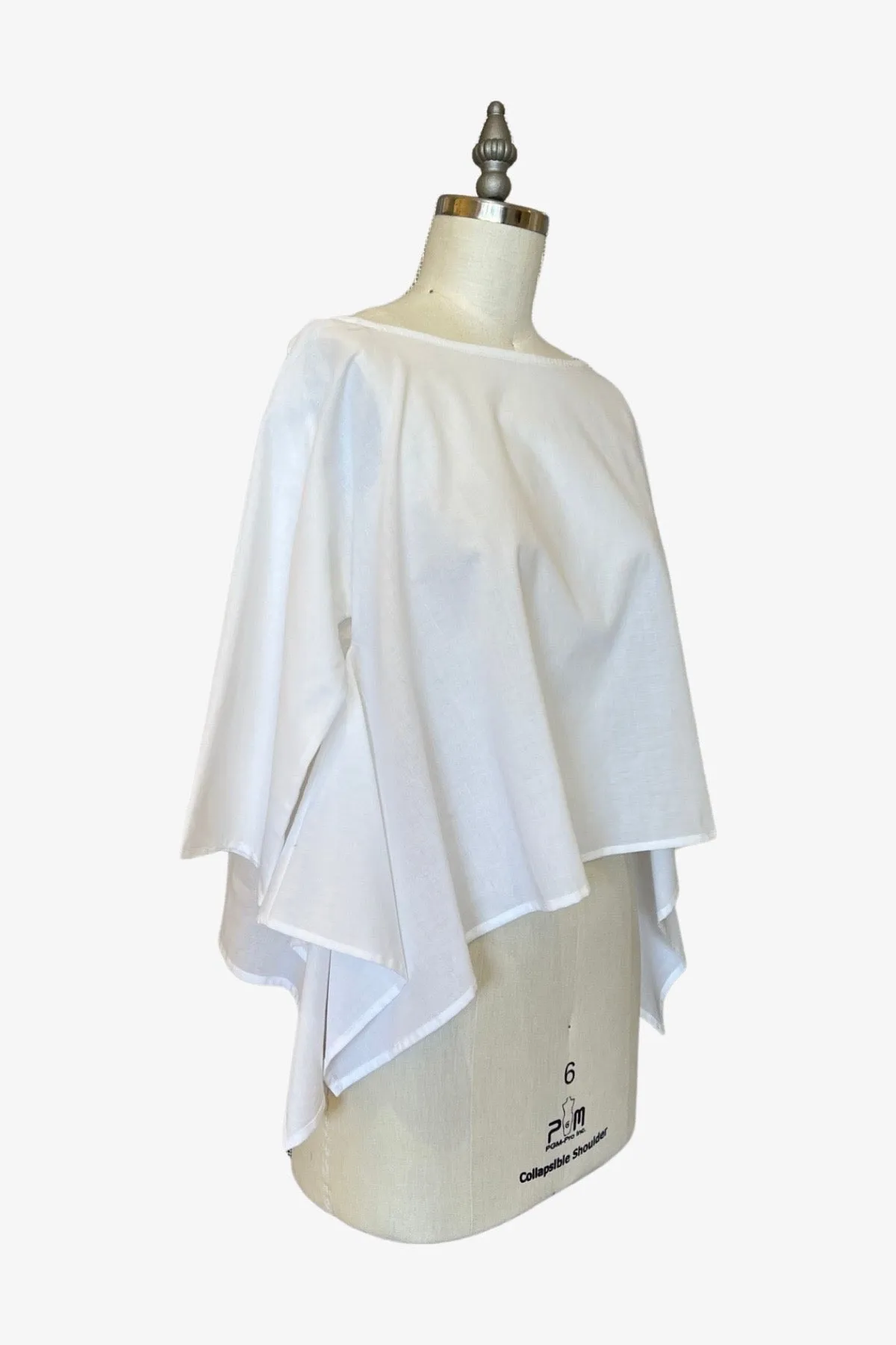 Square Top | White Organic Batiste