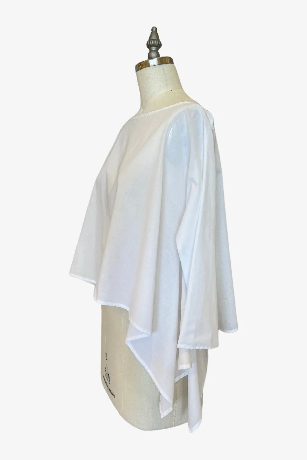 Square Top | White Organic Batiste