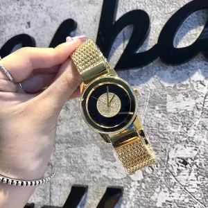 Stainless Steel Mesh Strap Women's Watch