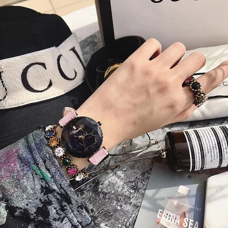Starry Chassis Lightning Pattern Women's Watch